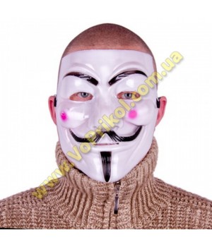 Маска пластиковая Гая Фокса "Anonymous"