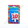 Свеча двойная "20"