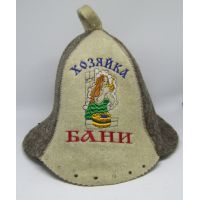 Шапка для бани Хозяйка  
