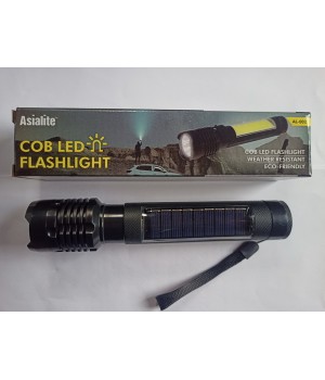 Фонарик светодиодный на солнечной батарее Asialite AL-001 Black